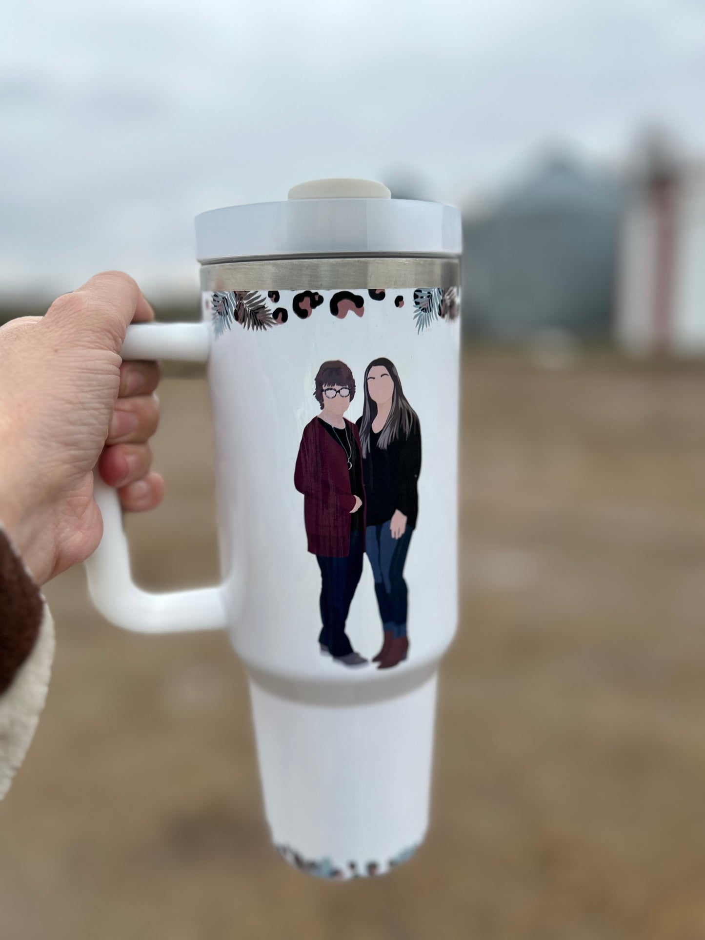 Custom Drawn and Designed Tumbler Collab with Infinite Expressions HH