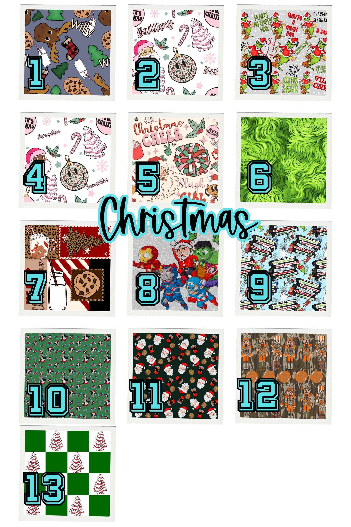 Christmas Kids Sippy or Waterbottle