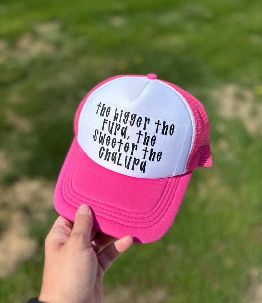 WS Completed Foam Trucker Hat The Bigger The Fupa The Sweeter The Chalupa