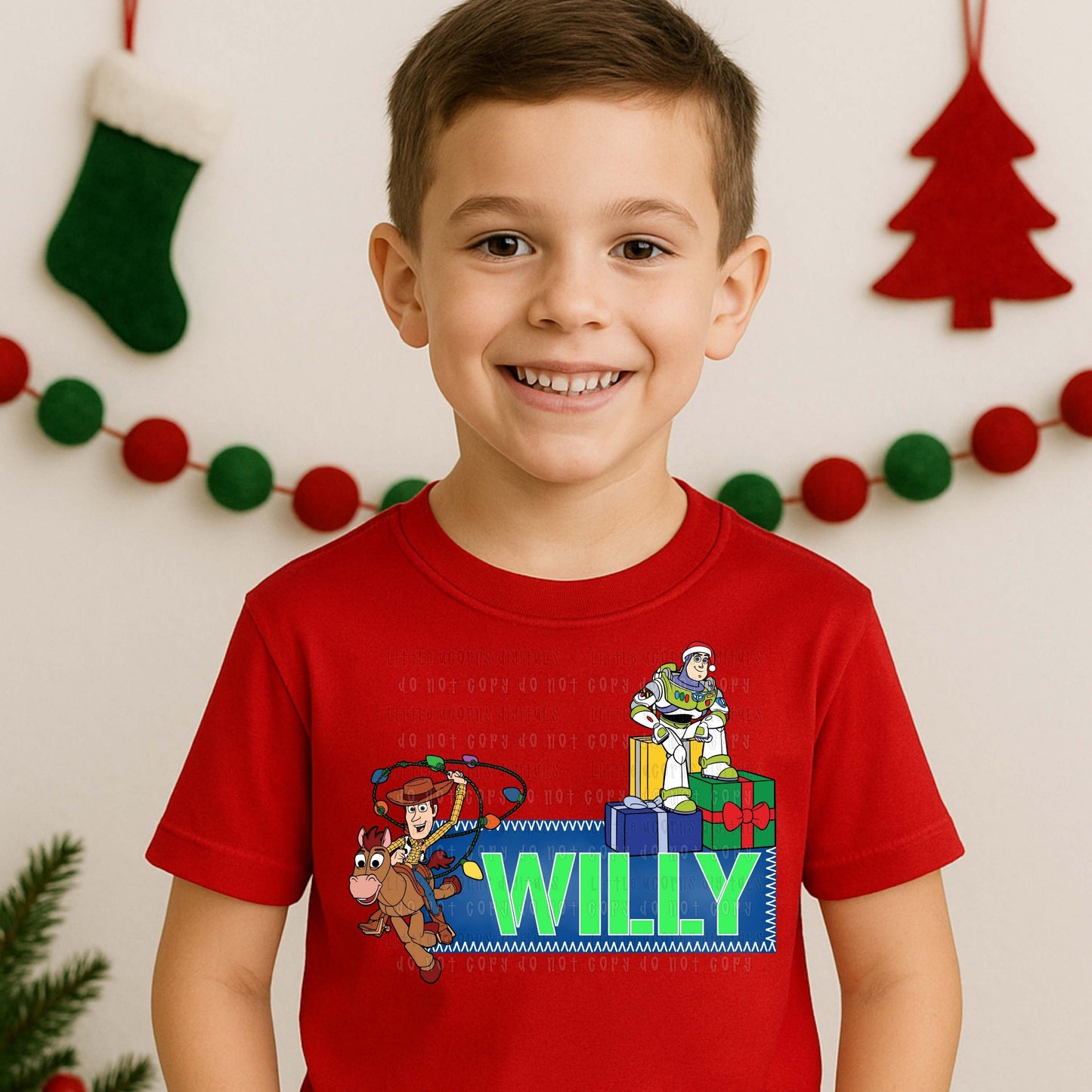 Christmas Toys Name Kids Top