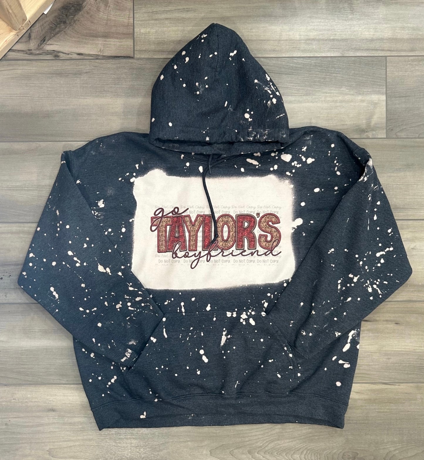 Go Taylor’s Boyfriend Faux Sequins Sublimation Print