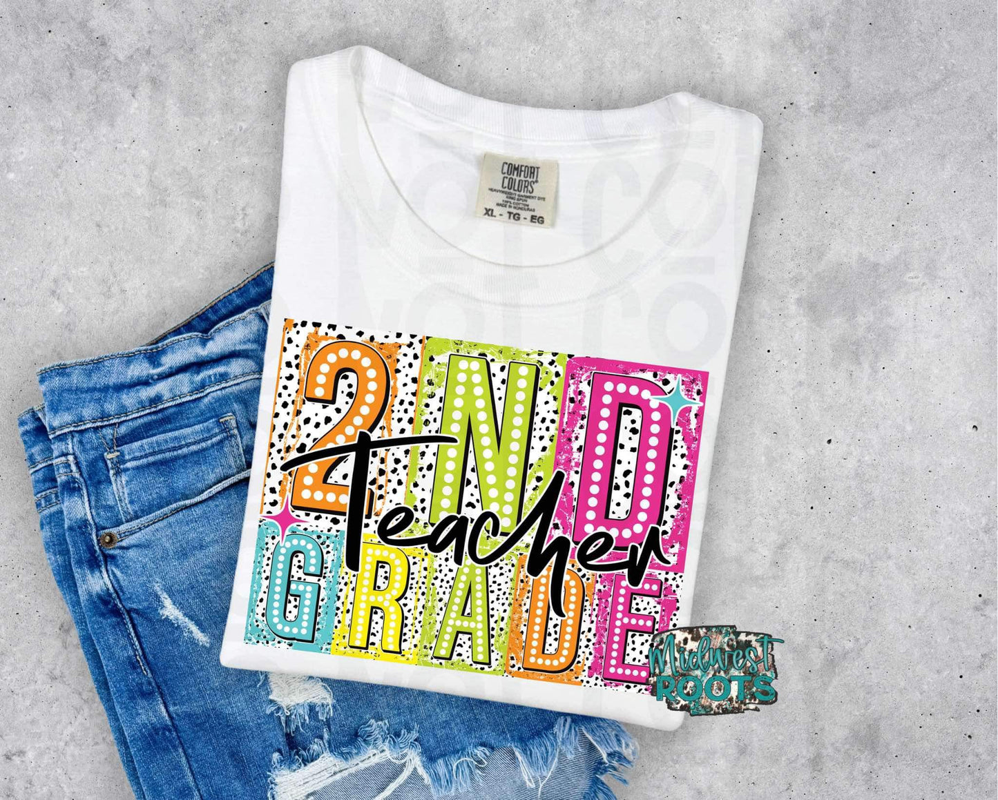 2nd Grade Bright Teacher Top