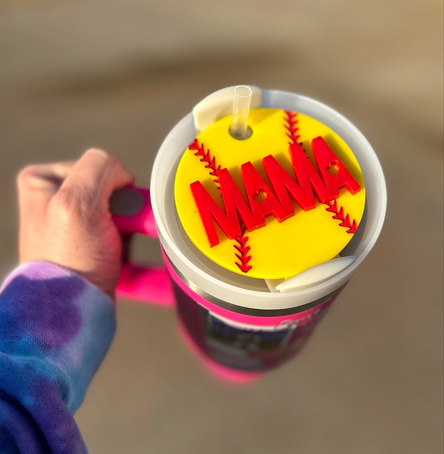 RTS Softball Mama Stan Cup Topper