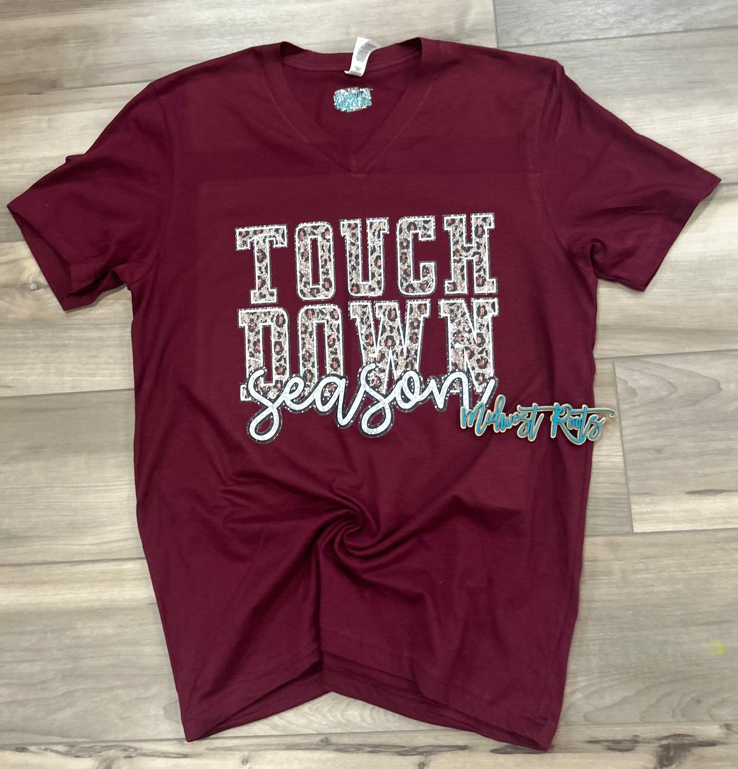 Touchdown Season Glitter Top