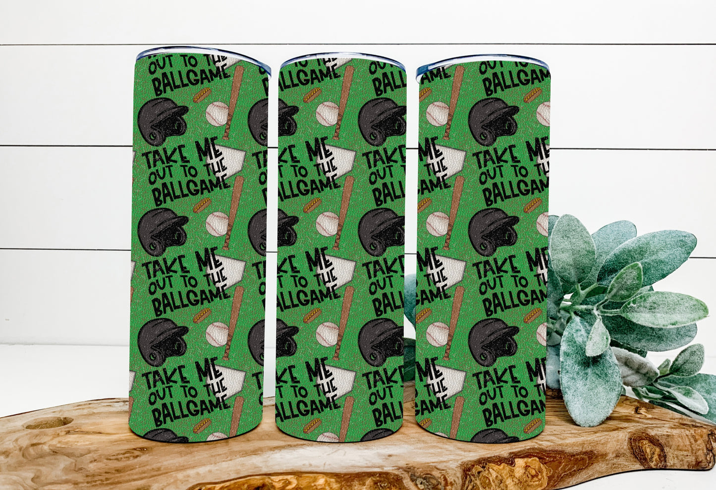 Take Me Out To The Ballgame Tumbler Sublimation Print