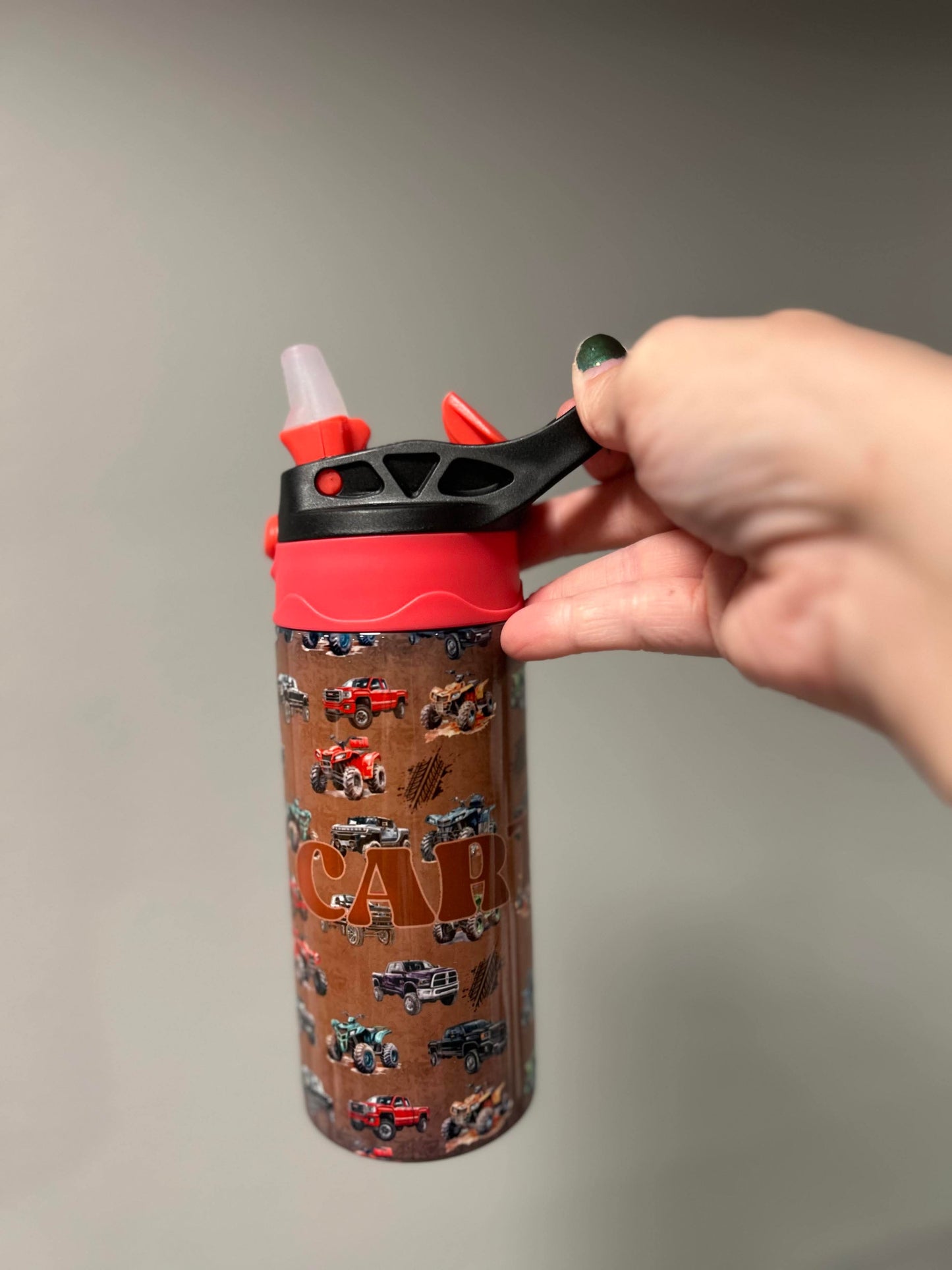 Atv/ Truck Kids Sippy Cup or Water Bottle
