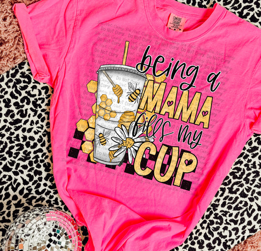WS Completed Being A Mama Fills My Cup Top