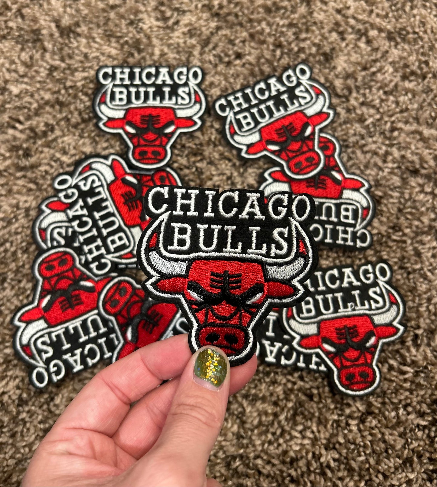 Bulls Hat Patch