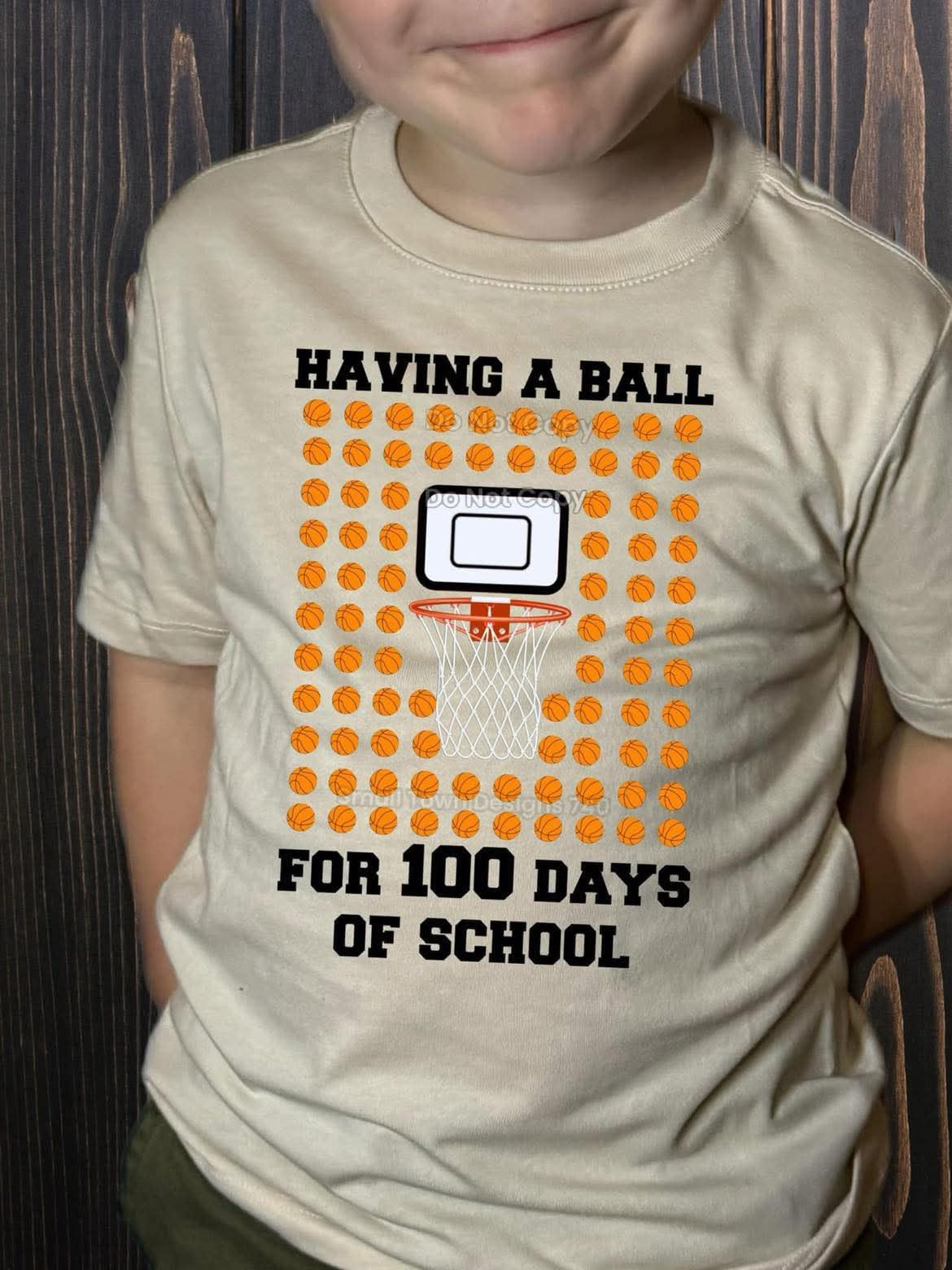 Kids Top Having a ball 100 days