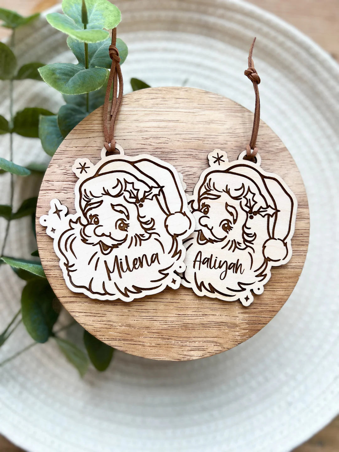 Personalized Santa Ornament
