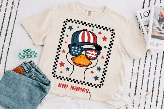 WS Completed Kids Custom Boy Goose Top