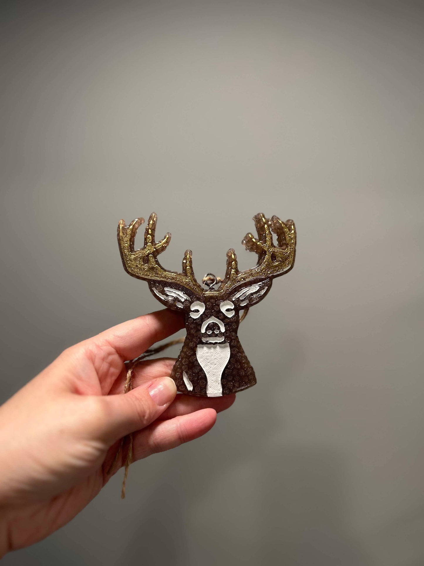 Buck Freshie in Northern Lights