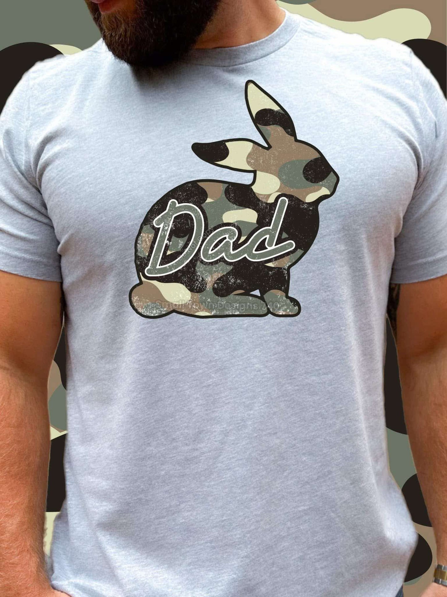 Dad Camo Bunny Top
