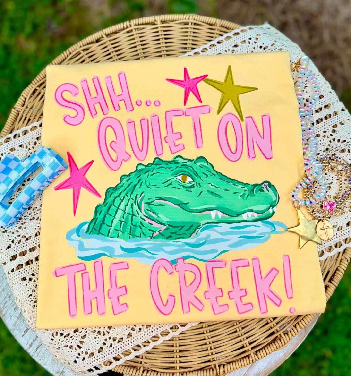 Shhh Quiet On The Creek Top