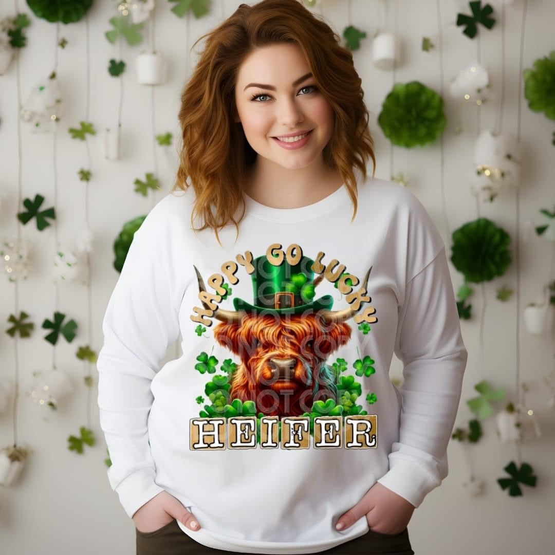 Happy Go Lucky Heifer Top