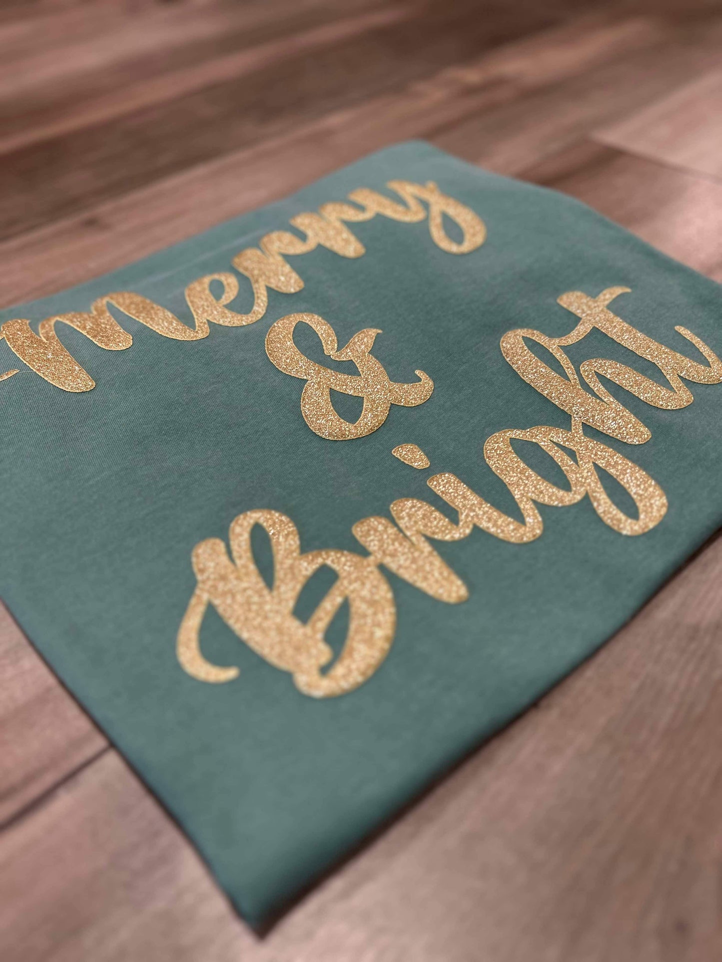 RTS Merry & Bright Puff Print CC Top