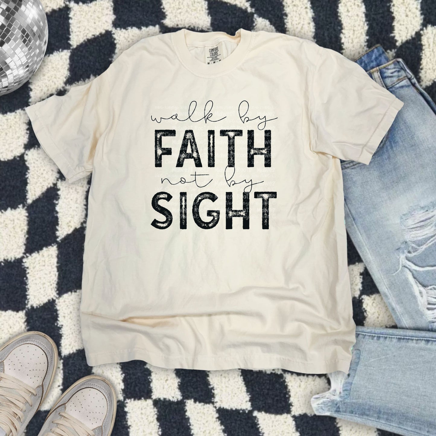 DTF Print - Walk By Faith Not By Sight