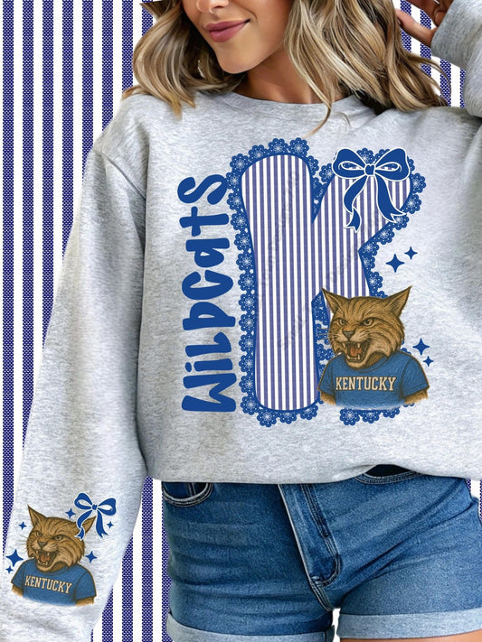 WS Completed Kid Top Seersucker Wildcats