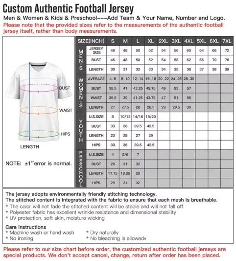 Pre Order Football Jersey