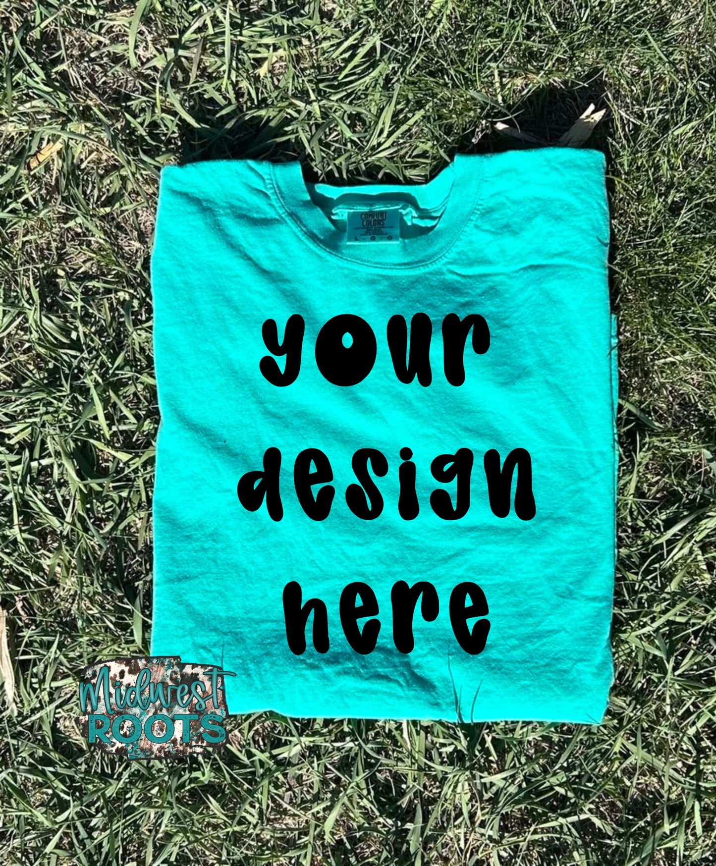Island Green Comfort Colors Mock Up