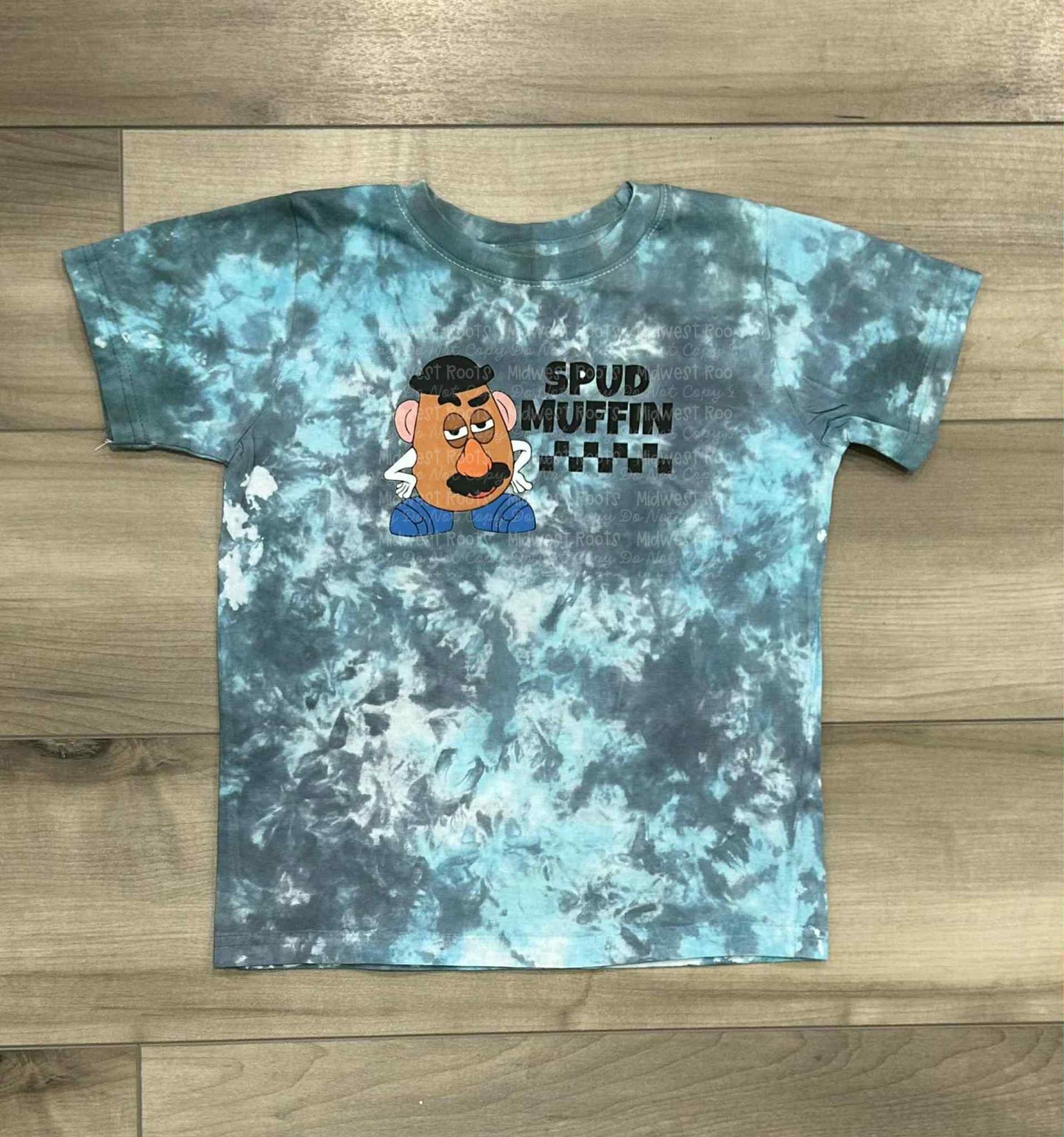 Kids Spud Muffin Tie Dye Top