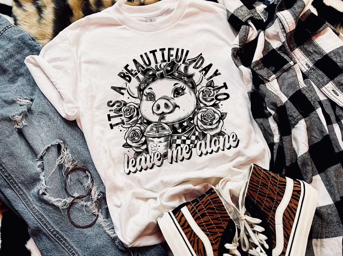 DTF Print - It’s a beautiful day to leave me alone