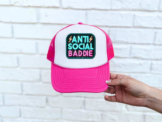 WS Completed Anti Social Baddie Foam Trucker Hat