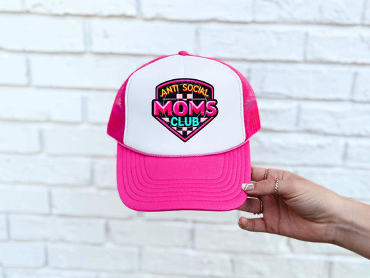 WS Completed Antisocial Moms Club Foam Trucker Hat