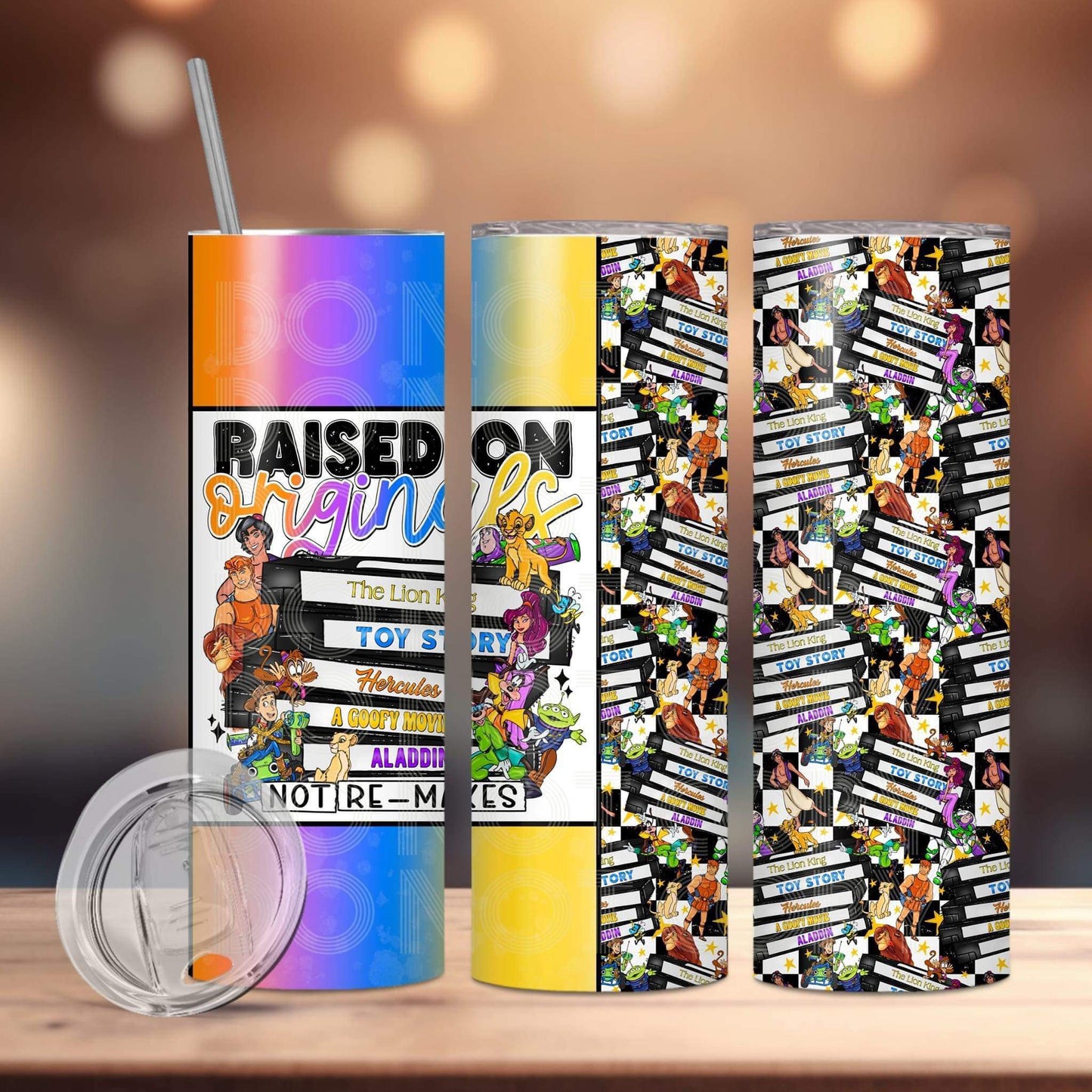 Raised On Originals Tumbler Sublimation Print