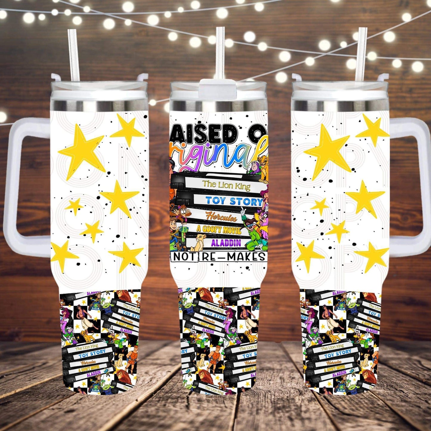 40 oz Tumbler Raised On Originals Sub Print