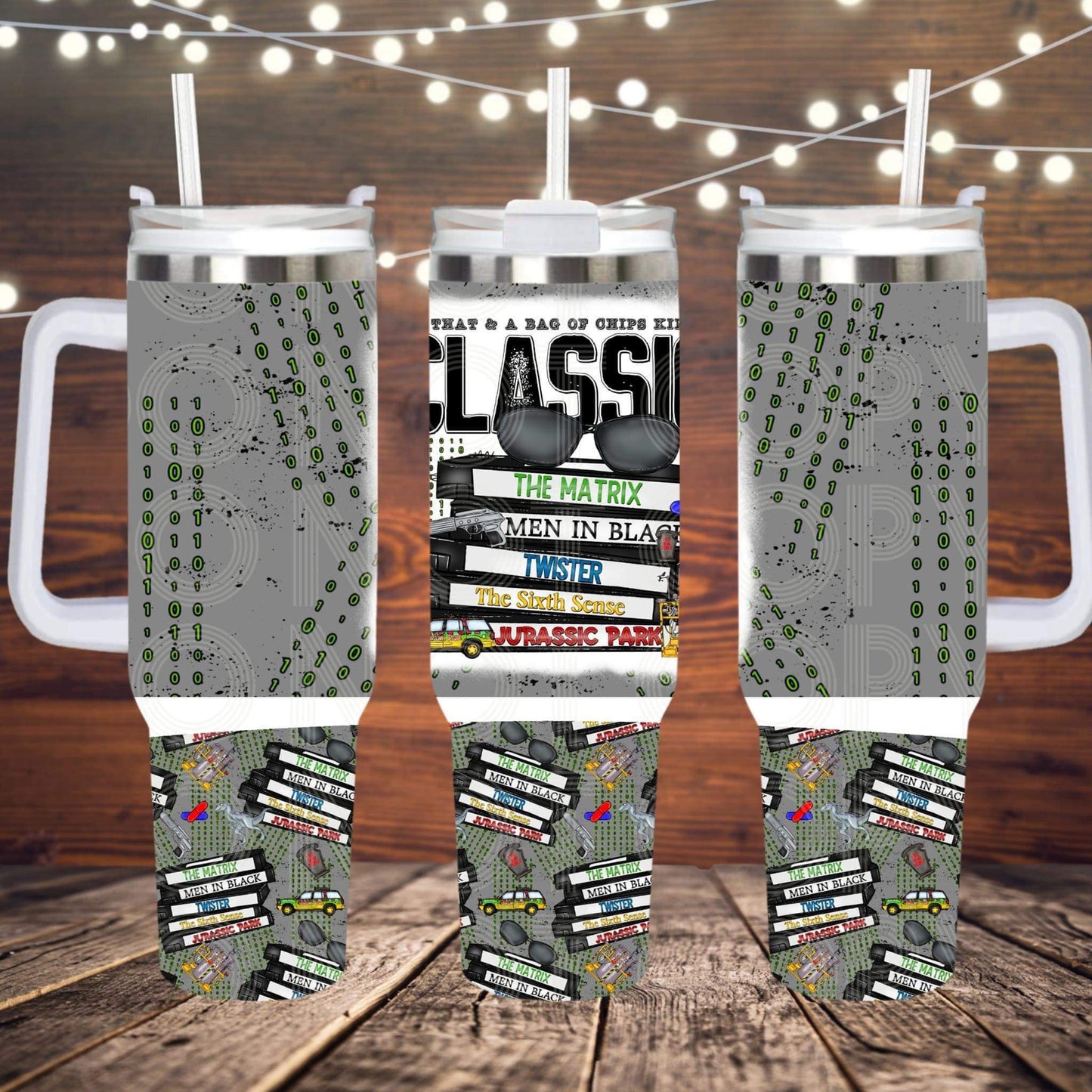 40 oz Tumbler All That And A Bag Of Chips Classic Sub Print