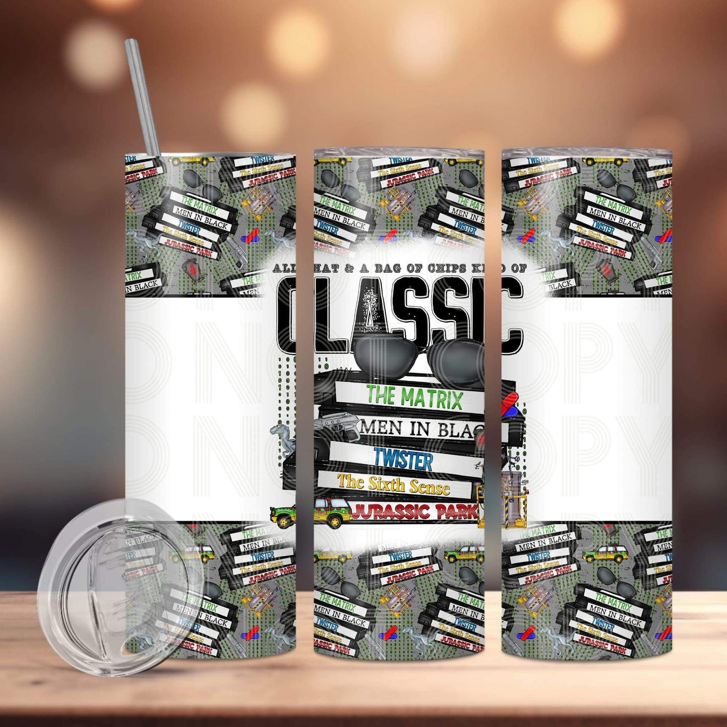 All That And A Bag Of Chips Classic Tumbler Sublimation Print