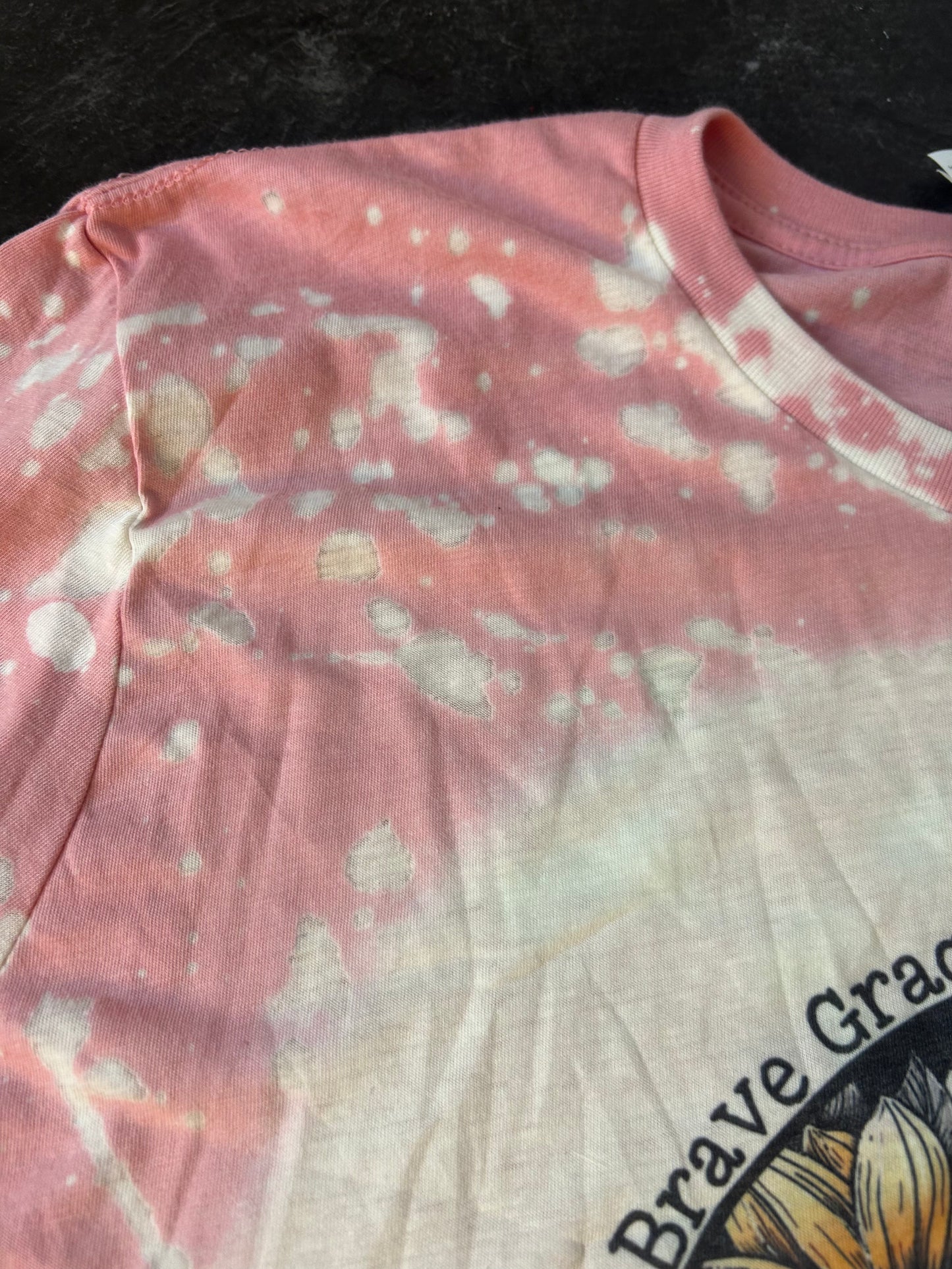 RTS Memaw Bleached Imperfect Top in Orchid