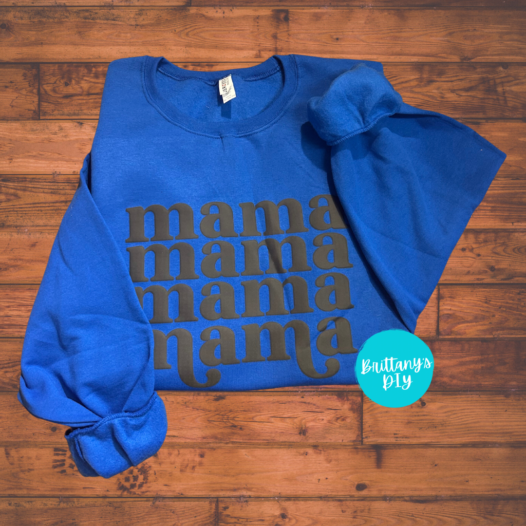 Custom Mascot Multidimensional Glitter with Puff Printed Top