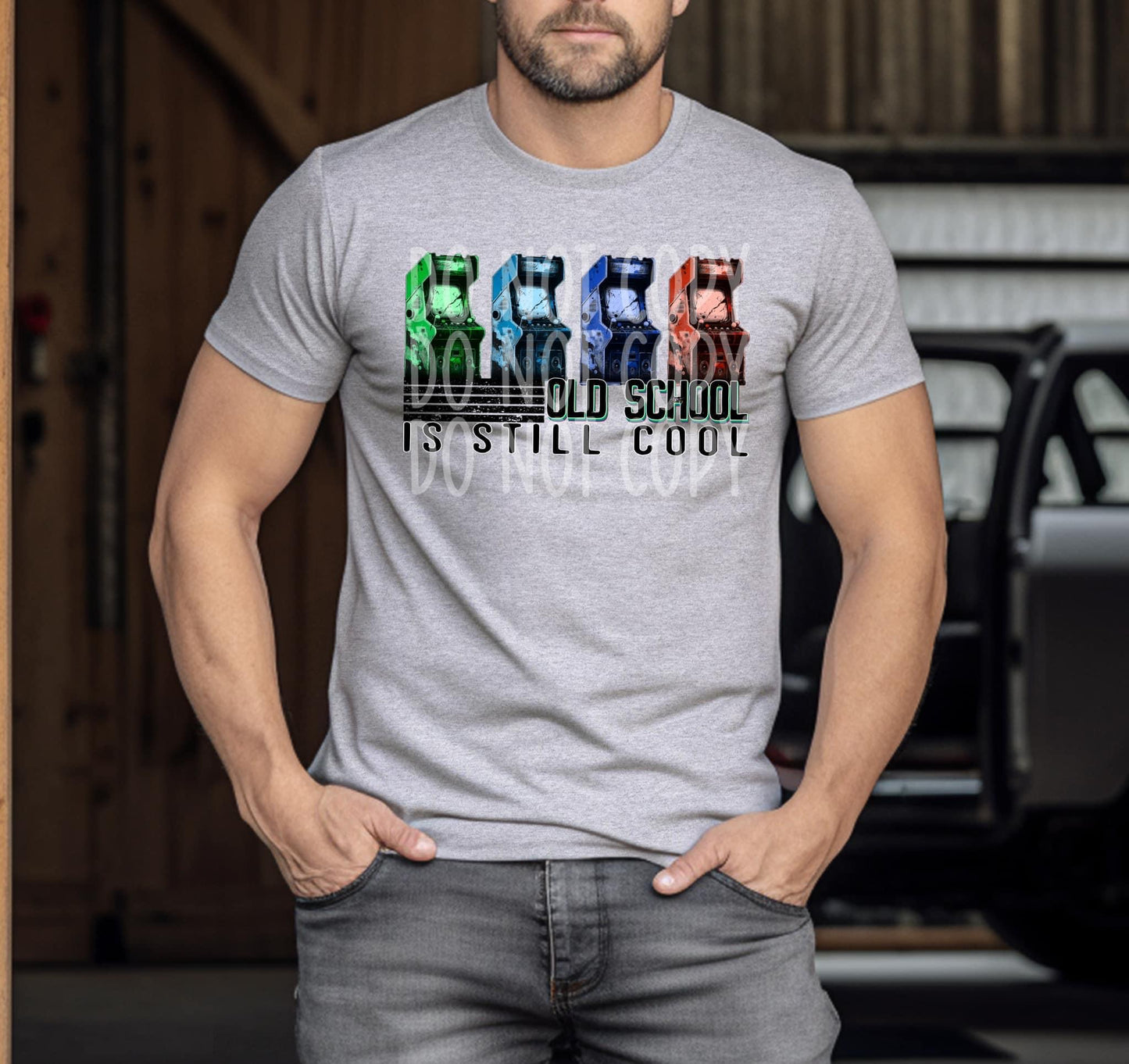 Old School is Still Cool Sublimation Print