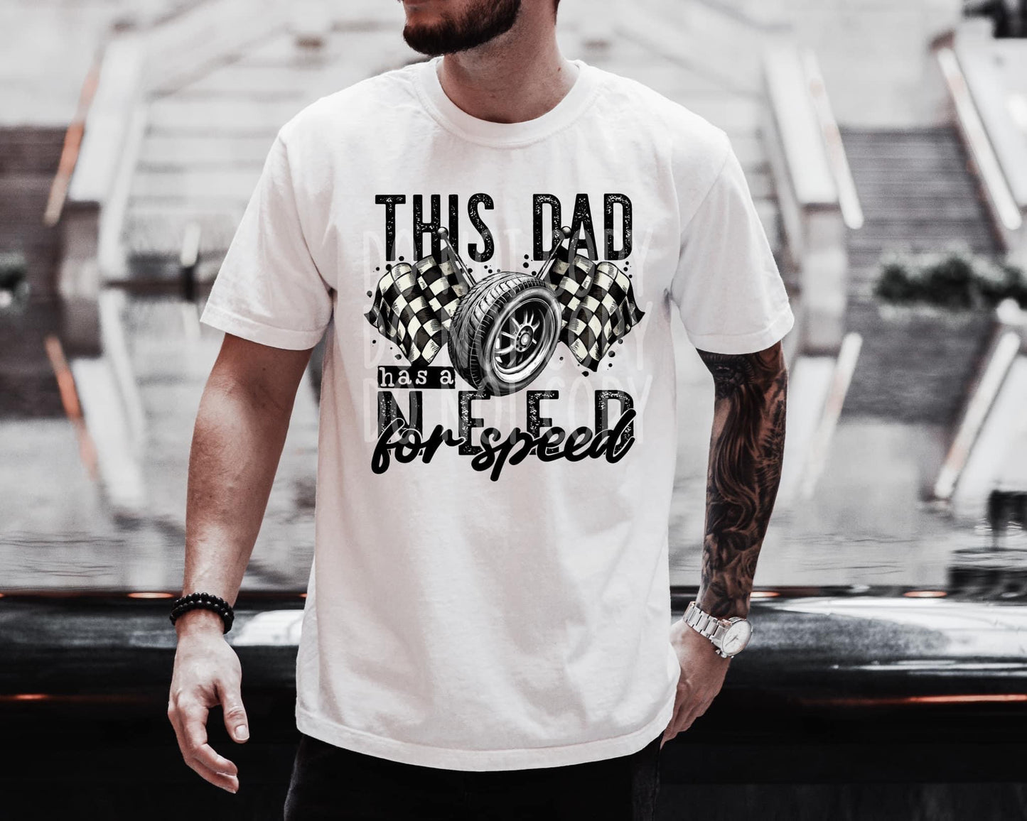 This Dad Has a Need for Speed Sublimation Print