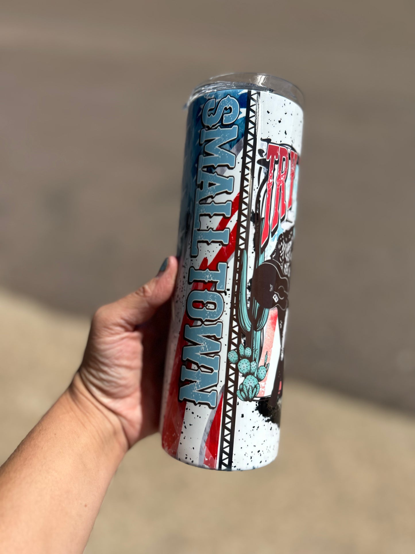 RTS In a Small Town 20oz Skinny Tumbler