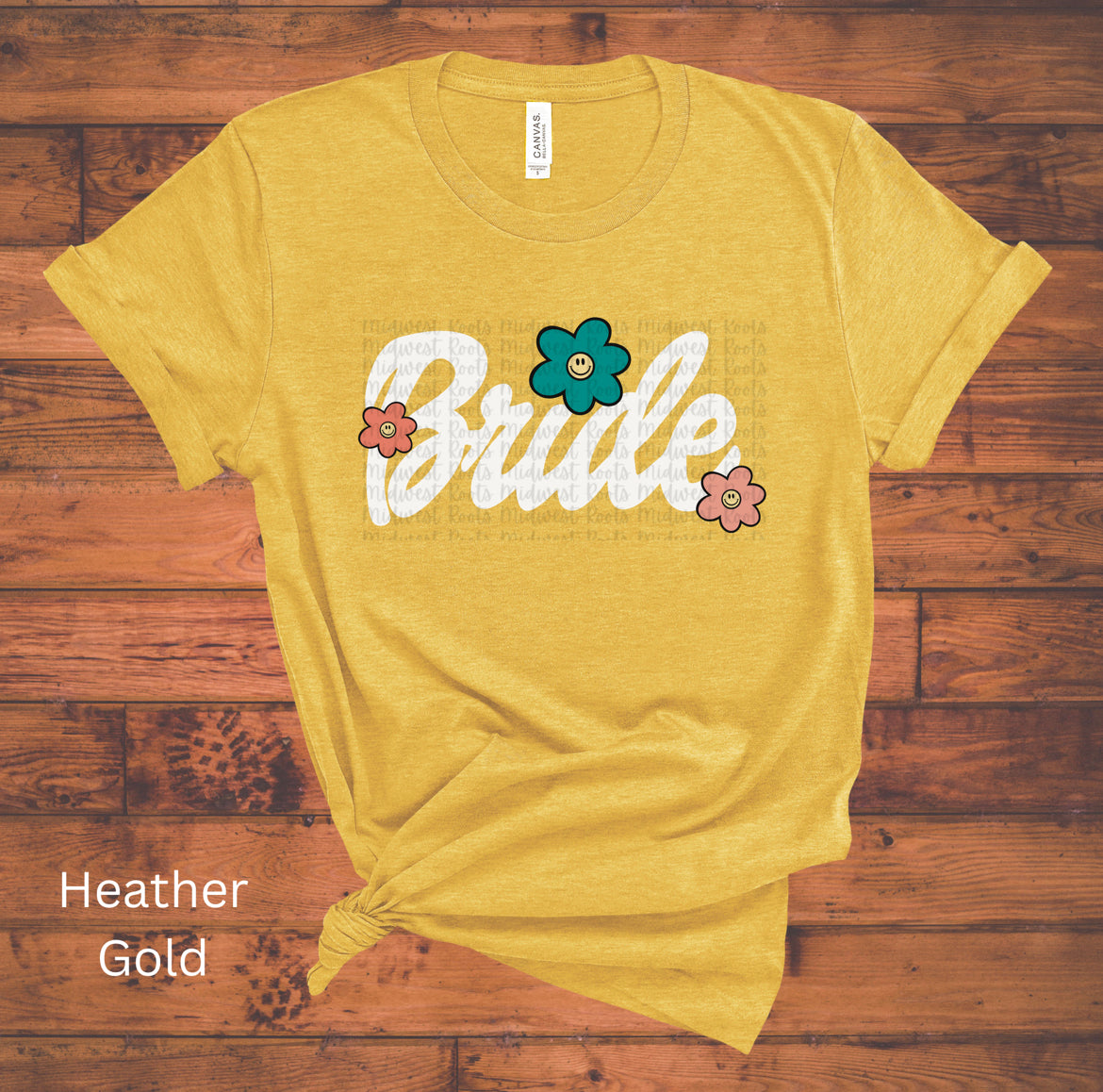 Bride Retro Flowers Top