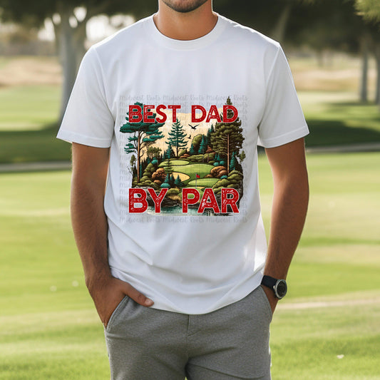 WS Completed Best Dad by Par Top in White