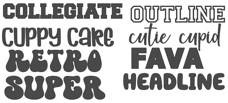 Custom Outline with Puff Print