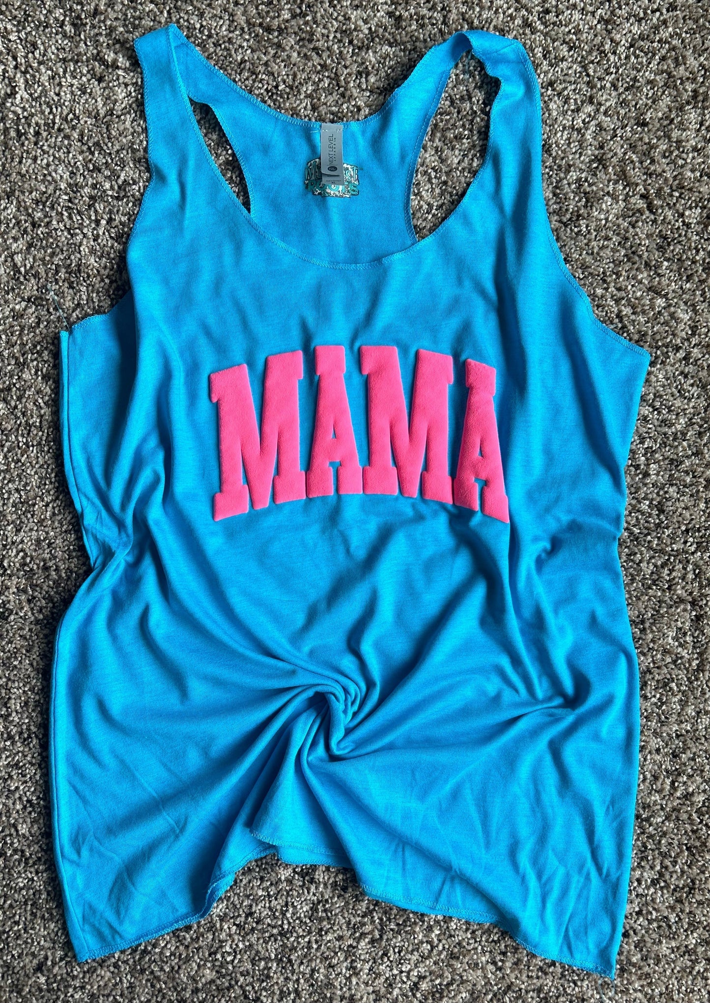 Custom Mascot Multidimensional Glitter with Puff Printed Top