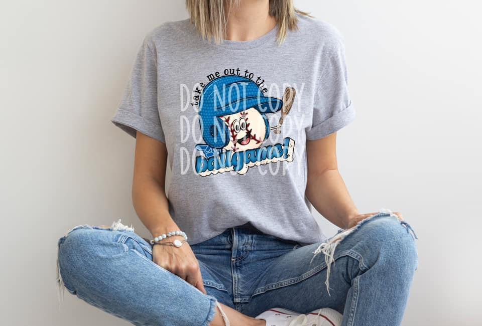 Take me Out to the Ball Game Baseball Sublimation Prints