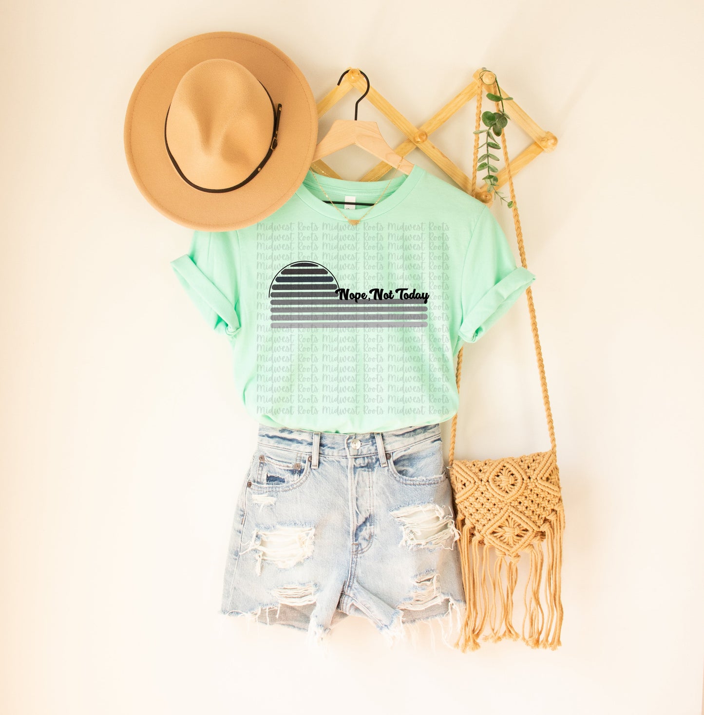 Nope Not Today Sublimation Print