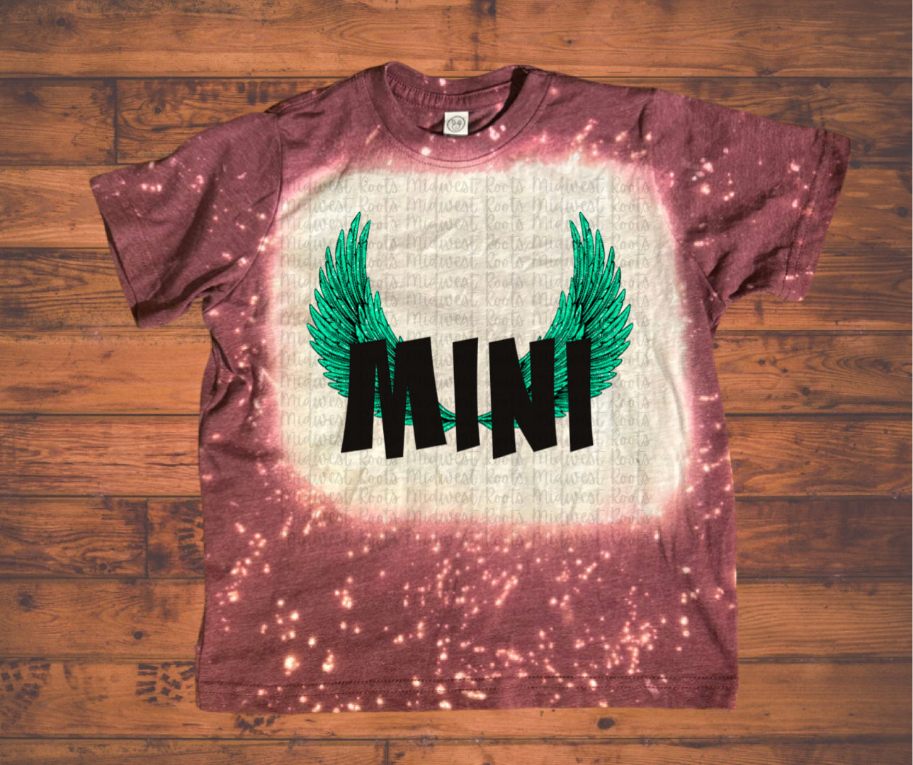 Mini Turquoise Wings Sublimation Print