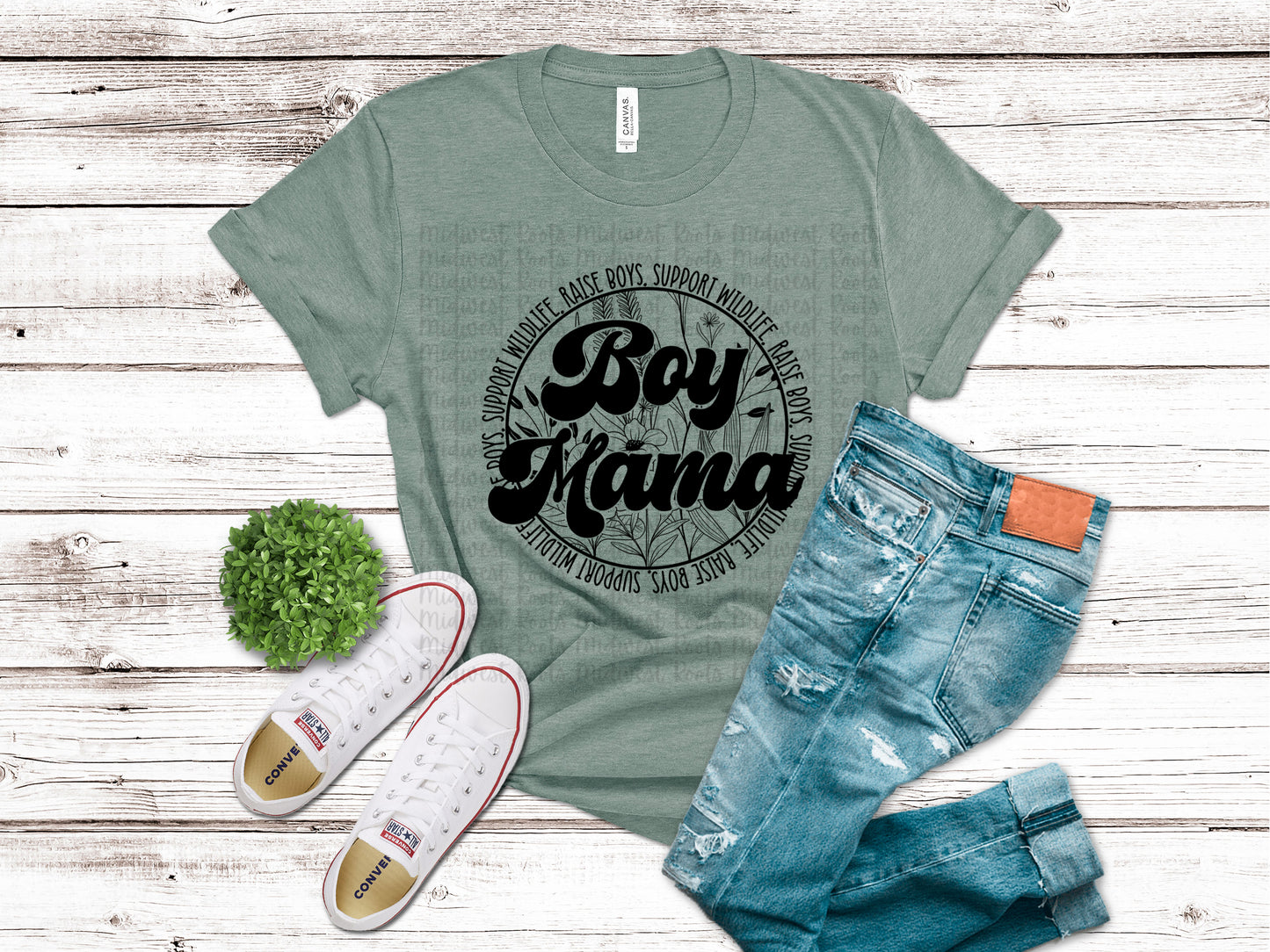 Boy Mama Support Wildlife & Raise Boys Top