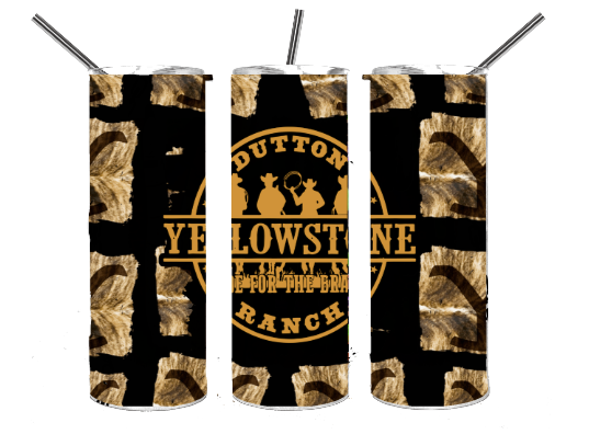 Yel_ow St_ne Tumbler Sublimation Print