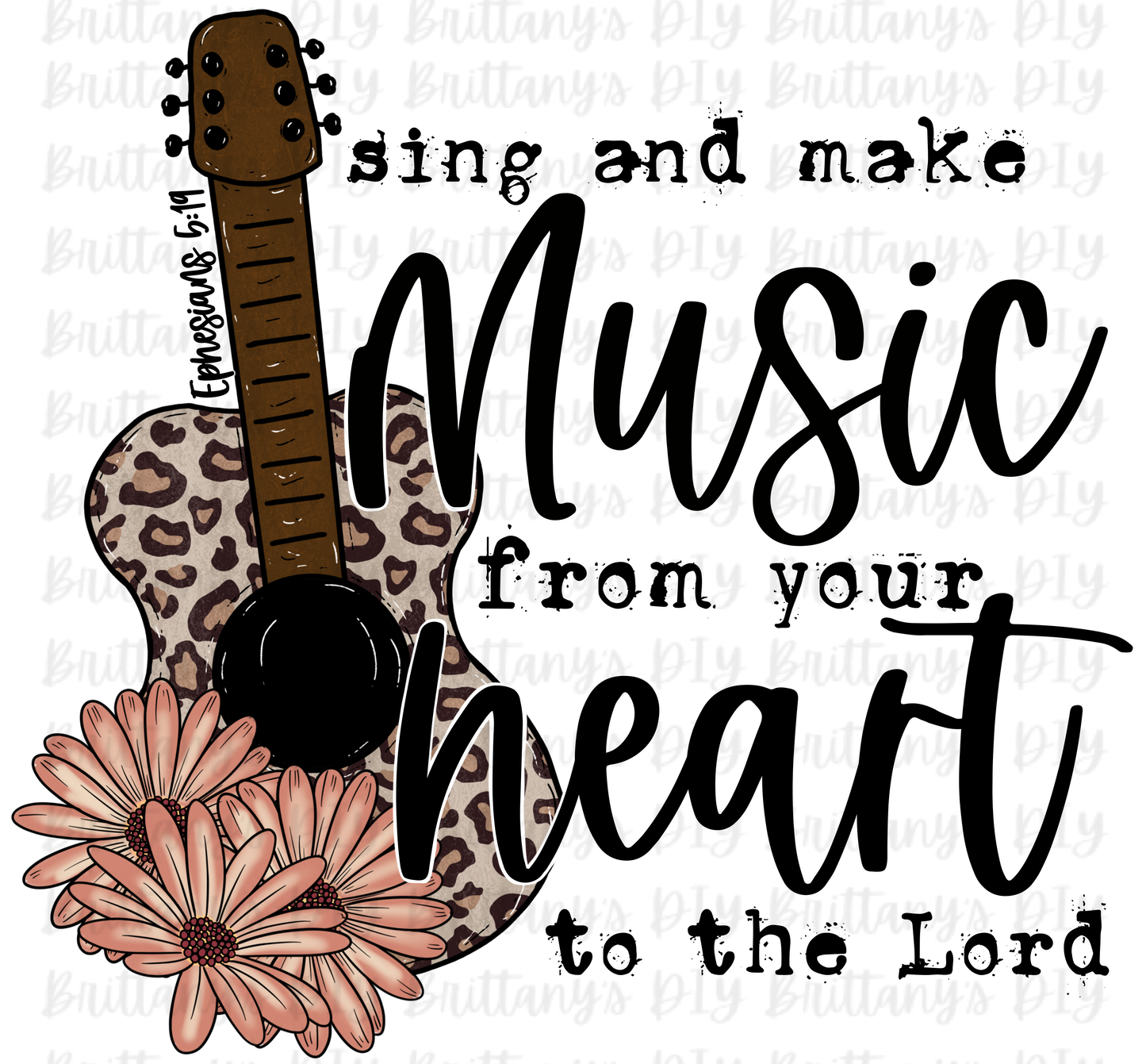 Sing and Make Music Sublimation Print