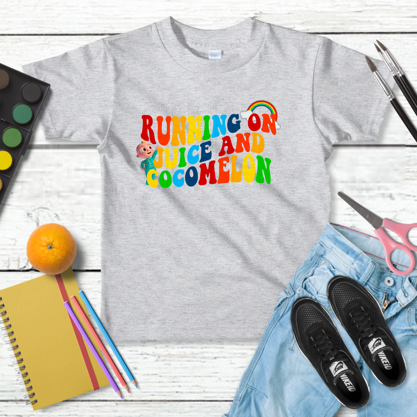 Kids Running on a Juice Box and Co Co