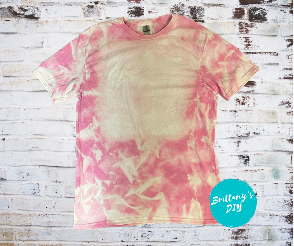 Custom Team Logo Bleached T-Shirt