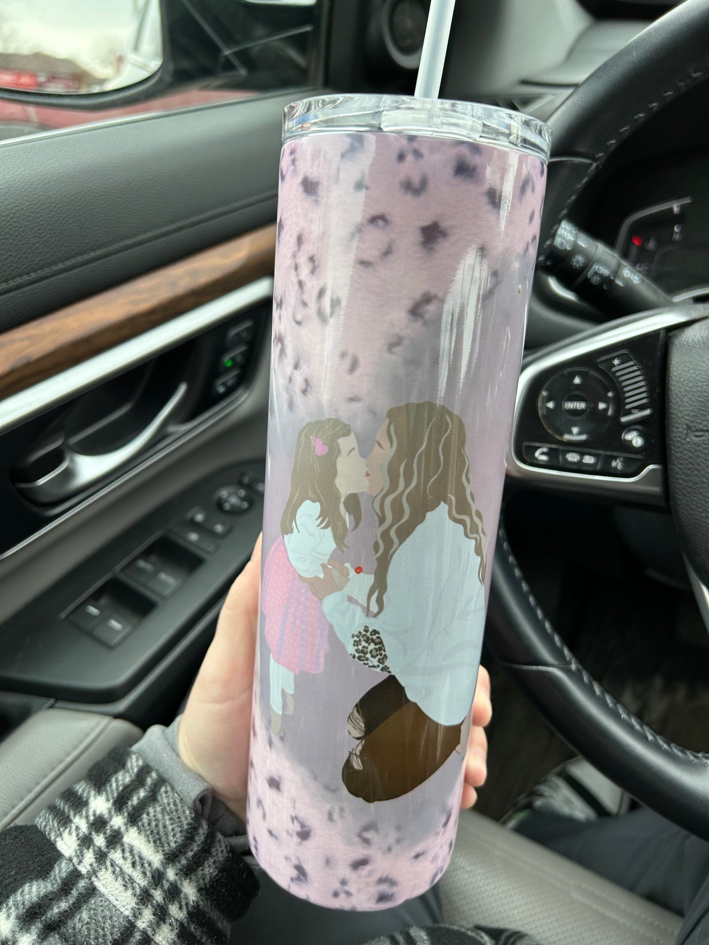 Custom Drawn and Designed Tumbler Collab with Infinite Expressions HH